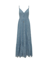 Abito Maxi in Pizzo con Scollo a V - Abbigliamento Donna | Lidia Shopping