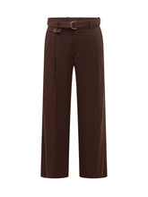 Pantalone Largo Marrone con Cintura - Abbigliamento Uomo | Lidia Shopping