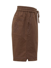 Short Marroni con Elastico e Inserti Traforati - Abbigliamento Uomo | Lidia Shopping