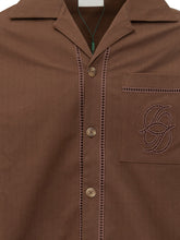 Camicia Marrone con Dettagli Jour Échelle - Abbigliamento Uomo | Lidia Shopping