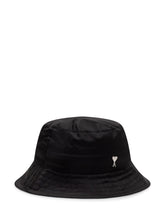 Bucket Hat with Metal Heart Logo AMI Stud - Ami Alexandre Mattiussi | Lidia Shopping