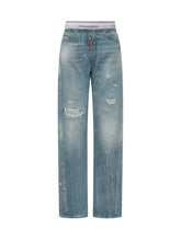 Loose Fit Jeans with Rips and Distressed Details - Collezione Happy Birthday | Lidia Shopping