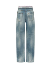 Loose Fit Jeans with Rips and Distressed Details - Collezione Happy Birthday | Lidia Shopping