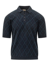 Polo Rombi ad Intarsio con Colletto e Bottoni - Abbigliamento Uomo | Lidia Shopping