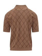 Intarsia Diamond Polo with Collar and Buttons - Collezione Happy Birthday | Lidia Shopping