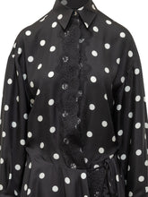 Polka Dot Dress with Lace inserts - New Collection | Lidia Shopping