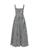 Abito Midi a Righe con Spalline - Abbigliamento Donna | Lidia Shopping