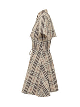 Abito Isotta con Motivo a Quadri e Coulisse in Vita - Abbigliamento Donna | Lidia Shopping