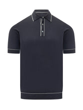 Short Sleeve Knit Polo with Contrast Details - Collezione Happy Birthday | Lidia Shopping