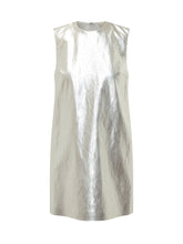 Abito Smanicato Effetto Metallizzato - Abbigliamento Donna | Lidia Shopping