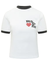 Cotton T-Shirt with Logo and Heart Print - Collezione Happy Birthday | Lidia Shopping