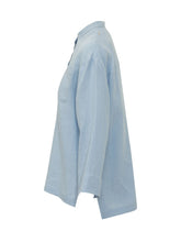 Camicia con Collo Coreano e Tasca - Abbigliamento Donna | Lidia Shopping