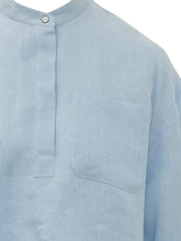 Camicia con Collo Coreano e Tasca - Abbigliamento Donna | Lidia Shopping