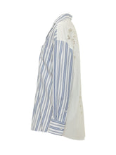 Camicia con Colletto e Motivo a Righe - Abbigliamento Donna | Lidia Shopping