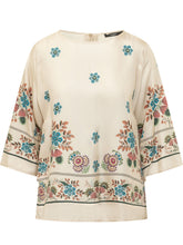 Camicia con Stampa Floreale e Maniche Ampie - Abbigliamento Donna | Lidia Shopping