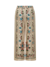 Pantalone Palazzo con Stampa Floreale - Abbigliamento Donna | Lidia Shopping