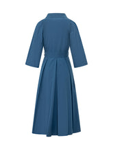 Abito Midi con Colletto e Cintura - Abbigliamento Donna | Lidia Shopping