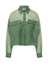 Camicia con Colletto e Tasche Applicate - Abbigliamento Donna | Lidia Shopping