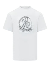 T-shirt a Maniche Corte con Logo Effetto Sketch - Abbigliamento Uomo | Lidia Shopping