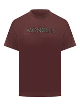 Short Sleeve T-Shirt with Moncler Lettering Logo - Collezione Happy Birthday | Lidia Shopping