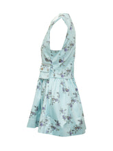 Corset Mini Dress with Floral Print - Ganni | Lidia Shopping