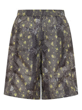 Abstract Print Nylon Shorts with Elastic Waist - Collezione Happy Birthday | Lidia Shopping