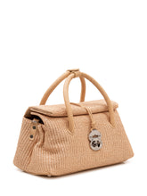 Hand Bag Dotta in Wicker with Flap - Collezione Happy Birthday | Lidia Shopping