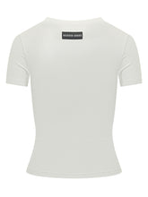 T-shirt Baby Fit a Righe con Logo - Abbigliamento Donna | Lidia Shopping