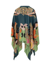 Mantella Aperta con Stampa Decorativa - Abbigliamento Donna | Lidia Shopping