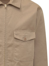 Zip-Up Cotton Jacket with Front Pockets - Men | Lidia Shopping