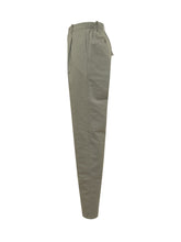Cotton Tapered Pants with Pleats - Men | Lidia Shopping