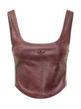 Croc Effect Corset with Wide Straps - Adidas Originals | Lidia Shopping