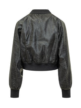 Giacca Corta Effetto Cocodrillo con Zip - Abbigliamento Donna | Lidia Shopping