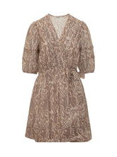 Abito Corto con Cintura e Stampa - Abbigliamento Donna | Lidia Shopping