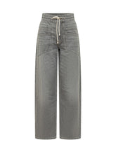 Pantaloni Yima in Denim a Gamba Larga - Abbigliamento Donna | Lidia Shopping