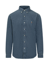 Camicia Sportiva in Denim a Maniche Lunghe - Abbigliamento Uomo | Lidia Shopping