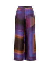 Wide Leg Pants with Abstract Print - Momoni Women | Lidia Shopping