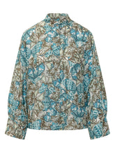 Shirt with Butterfly Print and Classic Collar - Momoni Women | Lidia Shopping