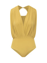 Cape Bodysuit with Deep Neckline and Draped Design - Collezione Happy Birthday | Lidia Shopping