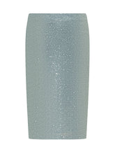 Gonna Longuette con Ricami e Paillettes - Abbigliamento Donna | Lidia Shopping