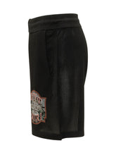 Crochet Shorts with Drawstring and Front Embroidery - Amiri | Lidia Shopping