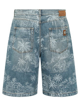 Chateau Denim Shorts con Stampa Paesaggio - Abbigliamento Uomo | Lidia Shopping