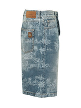 Chateau Denim Shorts con Stampa Paesaggio - Abbigliamento Uomo | Lidia Shopping