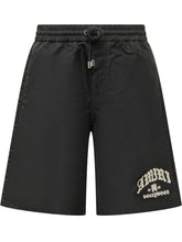 Hollywood Shorts with Drawstring and Front Embroidery - Amiri | Lidia Shopping