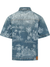 Chateau Denim Shirt with Landscape Print - Amiri | Lidia Shopping