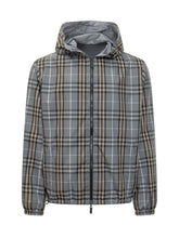 Giacca Newport con Cappuccio e Zip e Motivo Check - Abbigliamento Uomo | Lidia Shopping