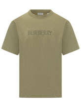 T-shirt con Logo Ricamato - Burberry | Lidia Shopping