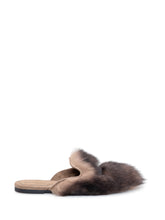 Fur Effect Mule Sabot - Dolce & Gabbana | Lidia Shopping