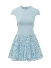 Crepe Mini Dress with Lace Skirt - Collezione Happy Birthday | Lidia Shopping