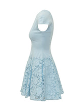 Crepe Mini Dress with Lace Skirt - Collezione Happy Birthday | Lidia Shopping